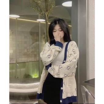 Áo cardigan khoác dành cho nữ , áo khoác mùa thu đông với vải nỉ mịn dày dặn hottrend  Hàn Quốc Mocshop