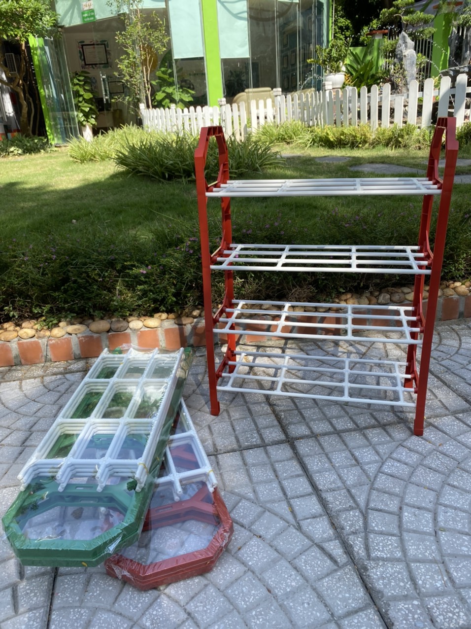 Giá để giày dép đa năng 4 tầng - Kệ để đồ, kệ sách đa năng 4 tầng