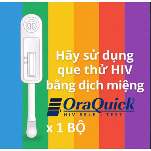 Que thử test nhanh HIV - ORAQUICK bằng dịch miệng không cần xét nghiệm máu- chính xác tới 99%