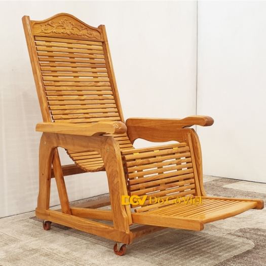 Ghế võng xếp Ghế thư giãn Ghế lười gỗ gõ