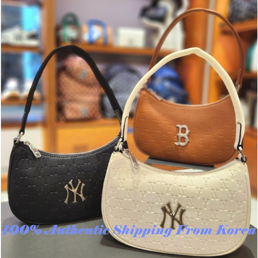 Mlb Bags Philippines - White Dia MonograFur Hobo NeYoryankees