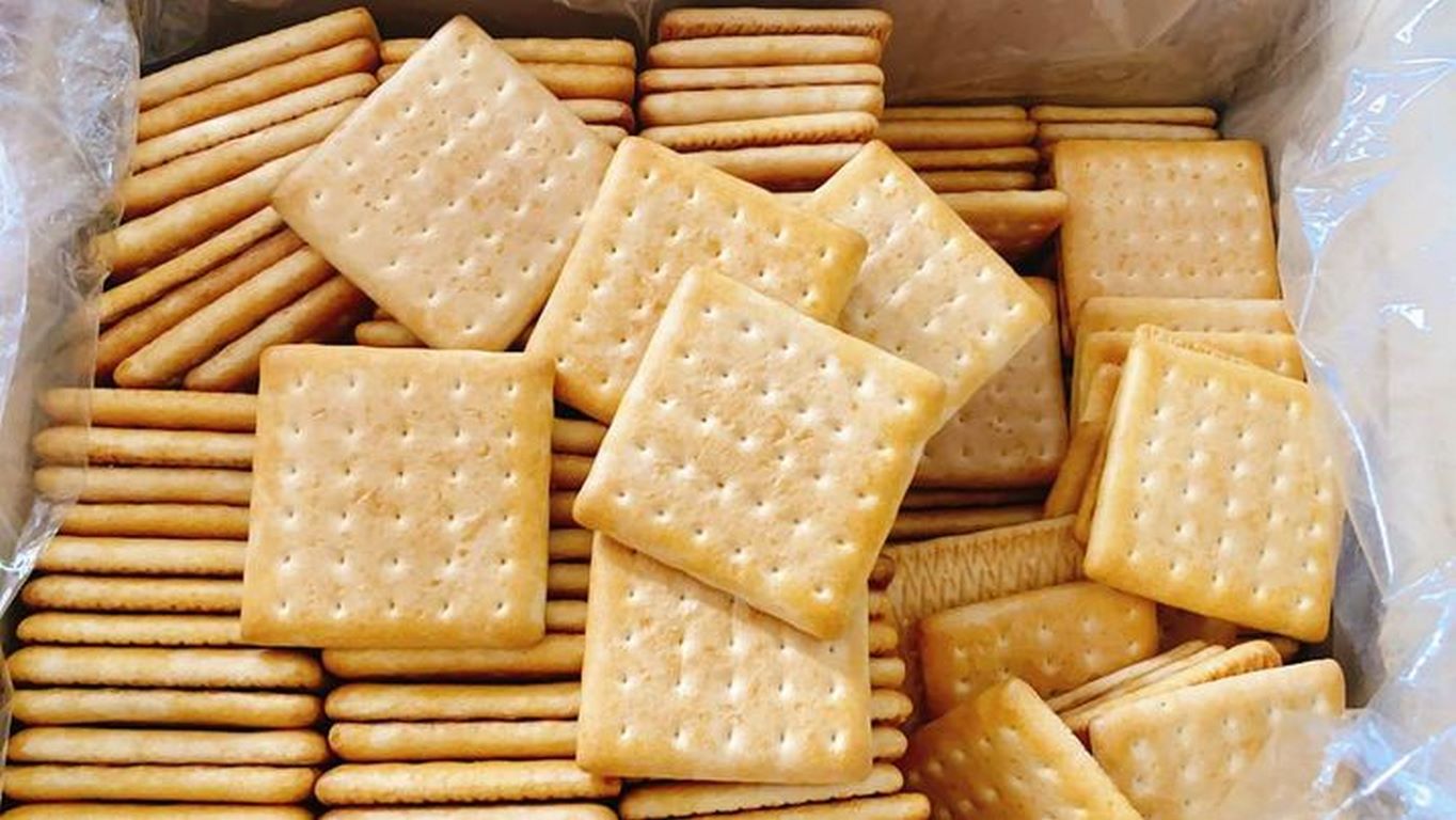 Bánh lạt vuông không đường - cực ngon 100g