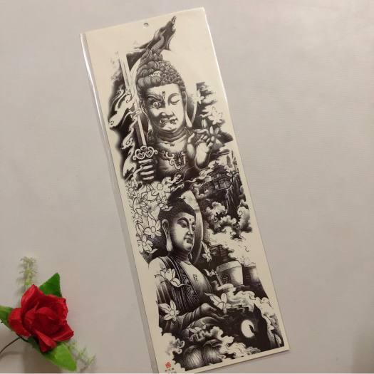 Mua Hình xăm dán tattoo cao cấp full ngực và bả vai 24x34cm- phù hợp vị trí  kín ngực và từ 1 bên ngực qua bắp tay. - a1 tại Min28 | Tiki