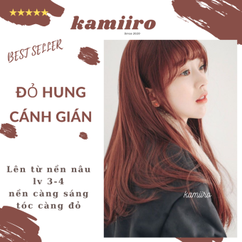 THUỐC NHUỘM TÓC MÀU ĐỎ HUNG CÁNH GIÁN KAMIIRO CHUẨN SALON