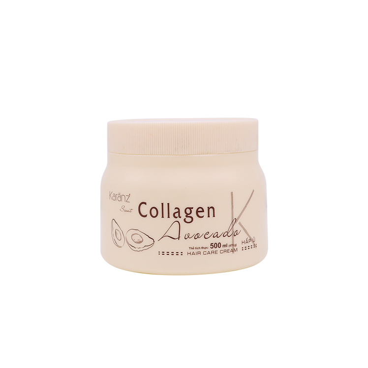 Kem ủ tóc dưỡng tóc mềm mượt hương bơ Collagen Avocado Karanz 500ml