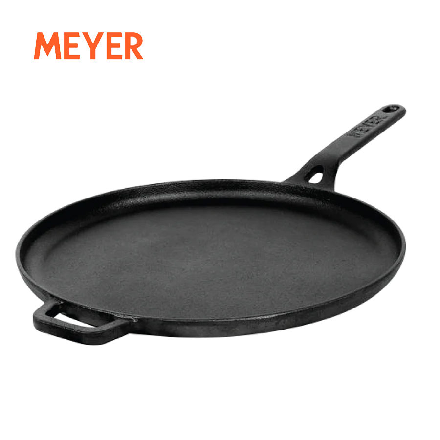 MEYER กระทะเหล็กหล่อ ขนาด 24 cm กระทะโรตี กระทะทำเครป กระทะแบนเรียบ กระทะแบน กระทะแพนเค้ก กระทะเครป ราคา 1,779 บาท*ส่งฟรี