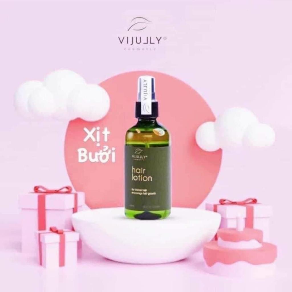 Xịt Dưỡng Chiết Xuất Tinh Dầu Bưởi VI JULLY 100ml - Kích Thích Mọc Tóc & Giúp Giảm Rụng Tóc và Phục Hồi Tóc Hư Tổn - Gia Tuệ House