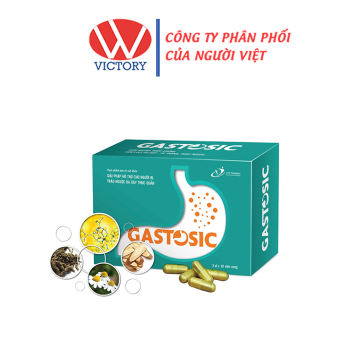 Viên Uống GASTOSIC (Hộp 30 Viên) - Giải Pháp Cho Người Bị Viêm Loét Trào Ngược Dạ Dày Thực Quản - Vicotry Pharmacy