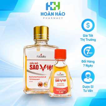 Dầu Đỏ Sao Việt Giúp Làm Ấm Cơ Thể Hỗ Trợ Tình Trạng Cảm Lạnh
