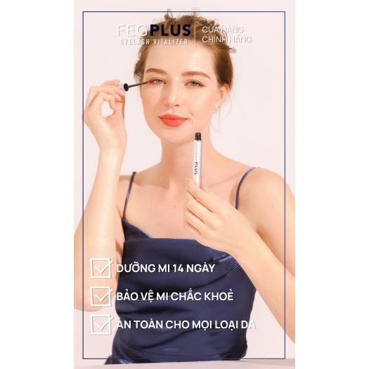☁ Dưỡng mi FEG Plus Eyelash Vitalizer serum dưỡng mi feg plus Dưỡng mi - Giúp Mi mọc nhanh và dài