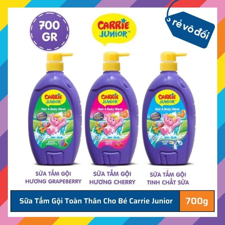 Sữa tắm gội toàn thân cho bé Carrie Junior - Malyasia