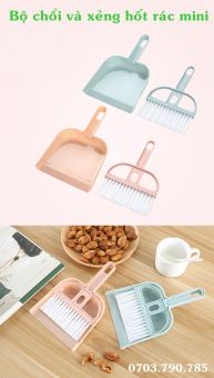 Bộ Chổi Xẻng Hốt Rác Mini