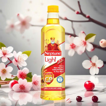 Dầu ăn Neptune Light CHAI 1L