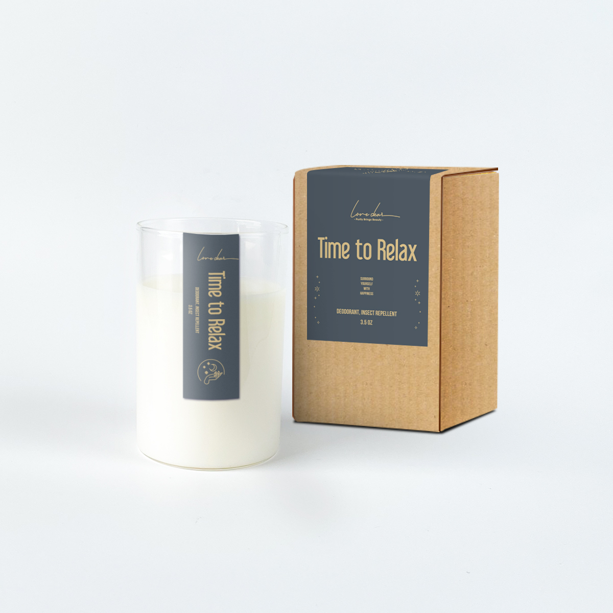 [QUÀ TẶNG KHÔNG BÁN] Nến Thơm Cao Cấp LoveDear 100g - Time to Relax