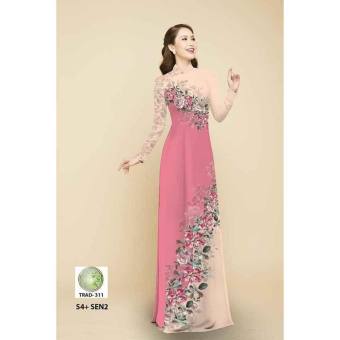 Áo Dài May Sẵn  Cổ 2P KÈM QUẦN