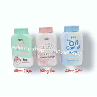 01 Phấn Rôm Dưỡng Da Kiềm Dầu SASI Thái Lan 50gram (dùng cho mặt)