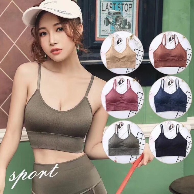 Áo ngực nữ, áo bra tập gym đậm mỏng siêu hót 2022