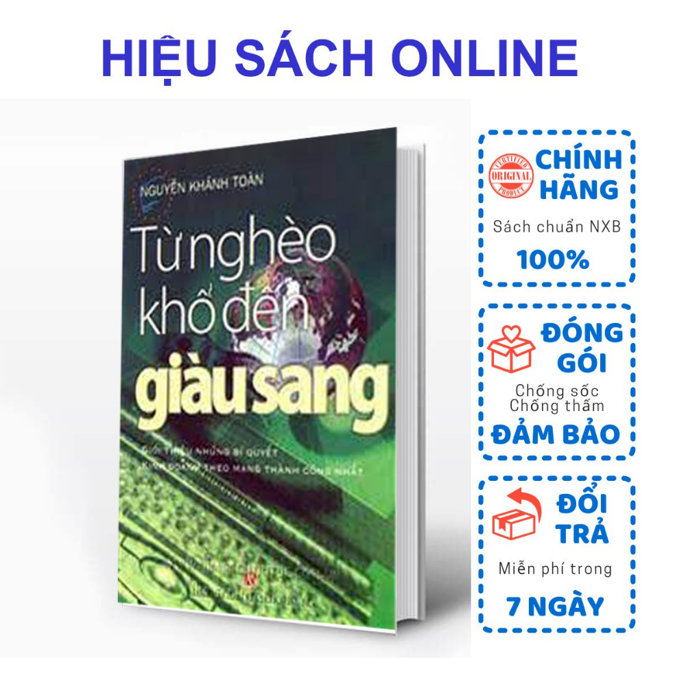 Sách - Từ nghèo khổ đến giàu sang - Tặng kèm bookmark
