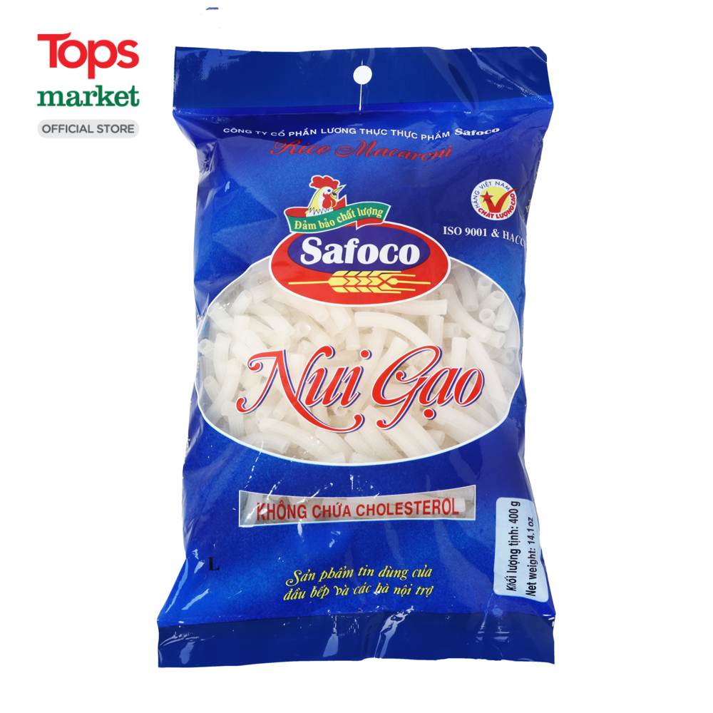 Nui gạo safoco ống lớn 400g