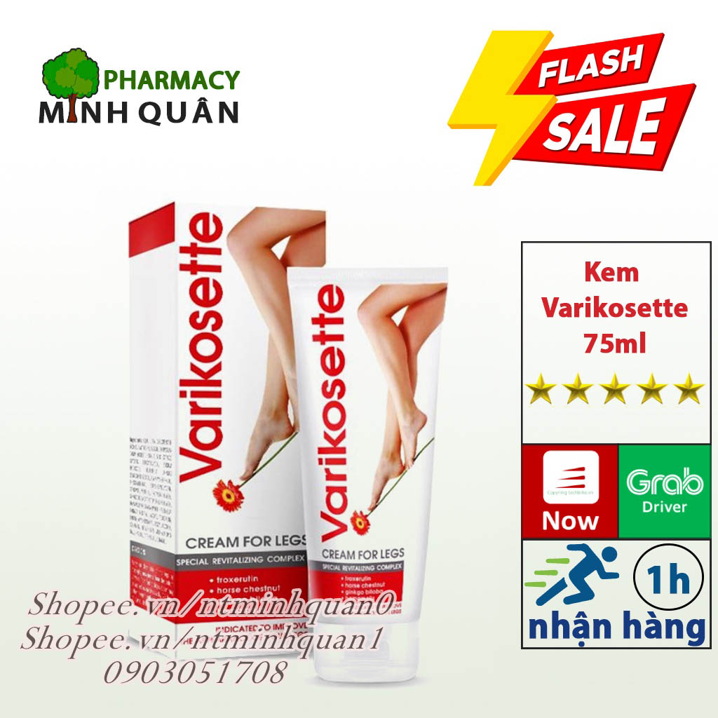 Kem Varikosette giãn tĩnh mạch của Nga.