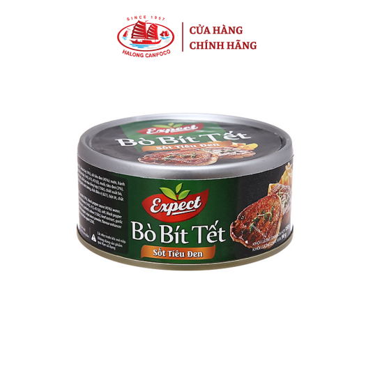 Bò bít tết sốt tiêu đen 150g - Đồ Hộp Hạ Long