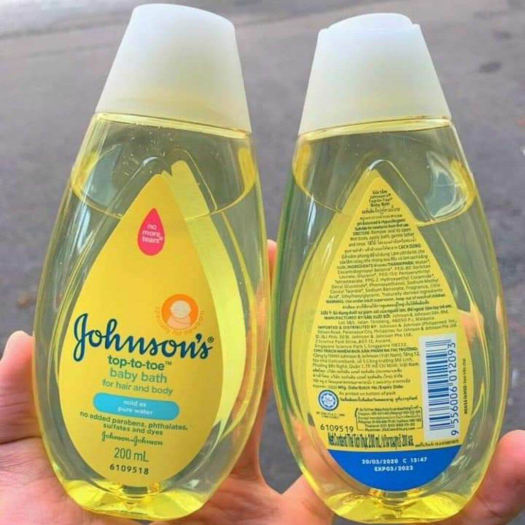 COMBO 2 CHAI tắm - gội toàn thân Johnson Baby (1/ CHAI 200ml) hoặc chai 500ml