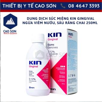 Dung dịch súc miệng Kin Gingival ngừa viêm nướu, sâu răng chai 250ml
