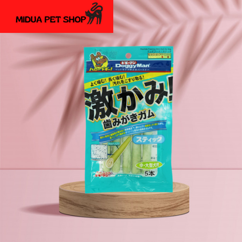 Que da bò thơm miệng cho chó Doggy man Nhật