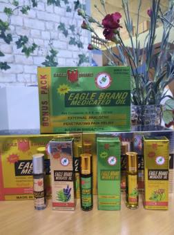 Dầu Gió Con Ó Xanh/Vàng/Trắng Dạng Lăn 12ml Nội Địa Mỹ Sản Xuất Tại Singapore