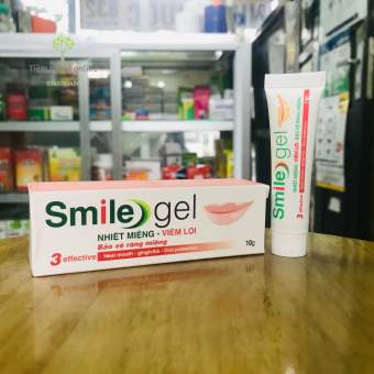 Smile gel nhiệt miệng viêm lợi tuýp 10g