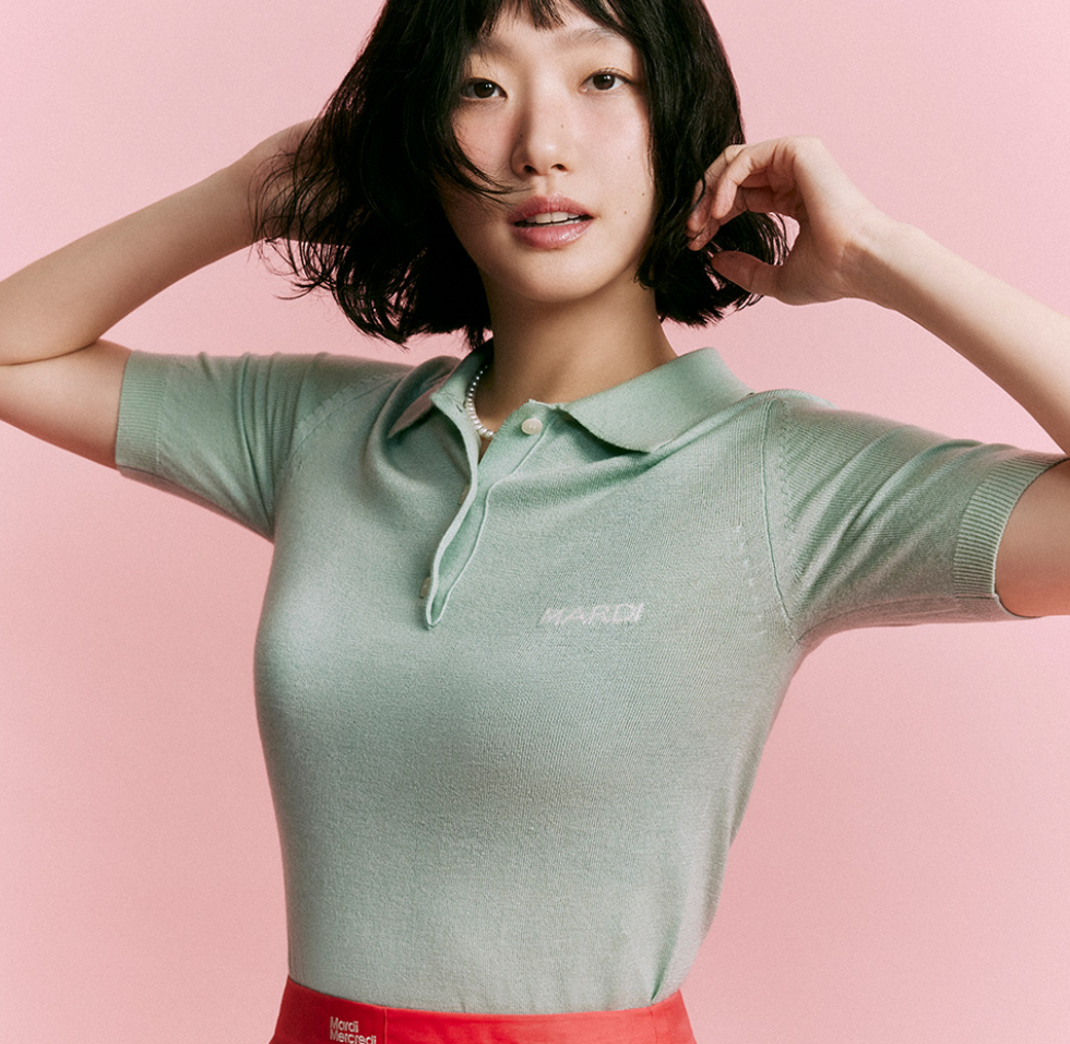 CHEMISE SLIM EN TRICOT MARDI MERCREDI PIQUET (Nouveauté 2025)