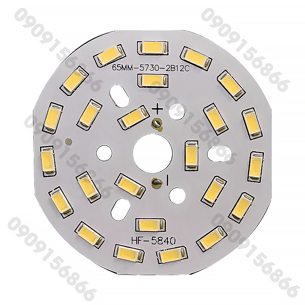 Led vỉ tròn 12w chạy qua chấn lưu