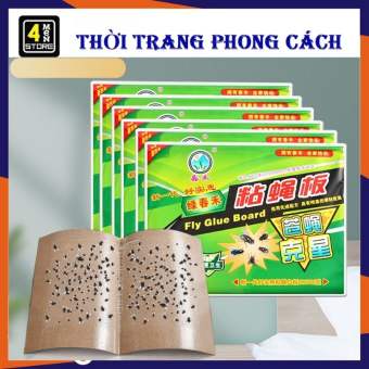 SET 10 Miếng Dán Siêu Dính Bẫy Ruồi , Côn Trùng Hiệu Quả - Miếng Bẫy Dính Ruồi , Miếng Dán Bẫy Côn Trùng Hiệu Quả, Tiết Kiệm Chi Phí, Thân Thiện Môi Trường