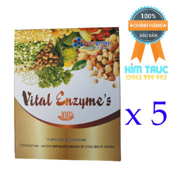 [5 Hộp]Thức uống Enzyme vital Enzymes Vital hộp 30 gói
