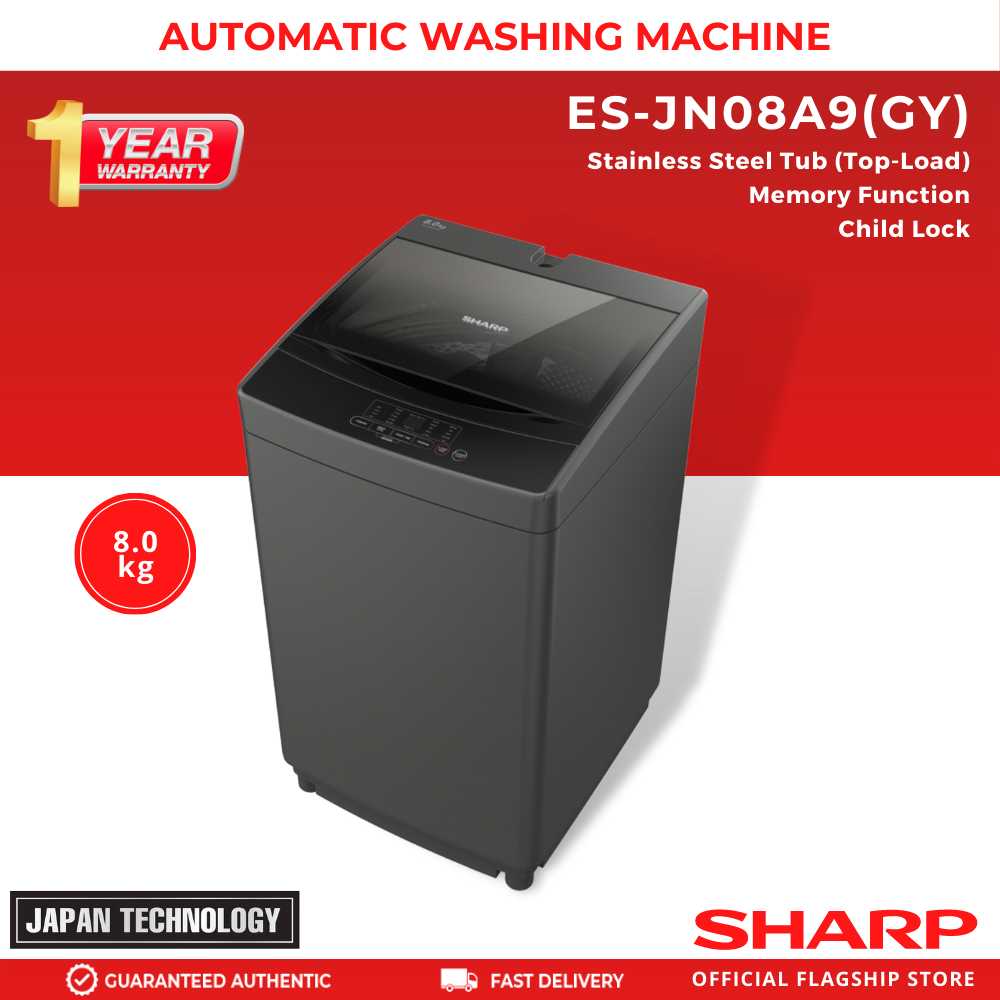 sharp 10.5 kg washing machine