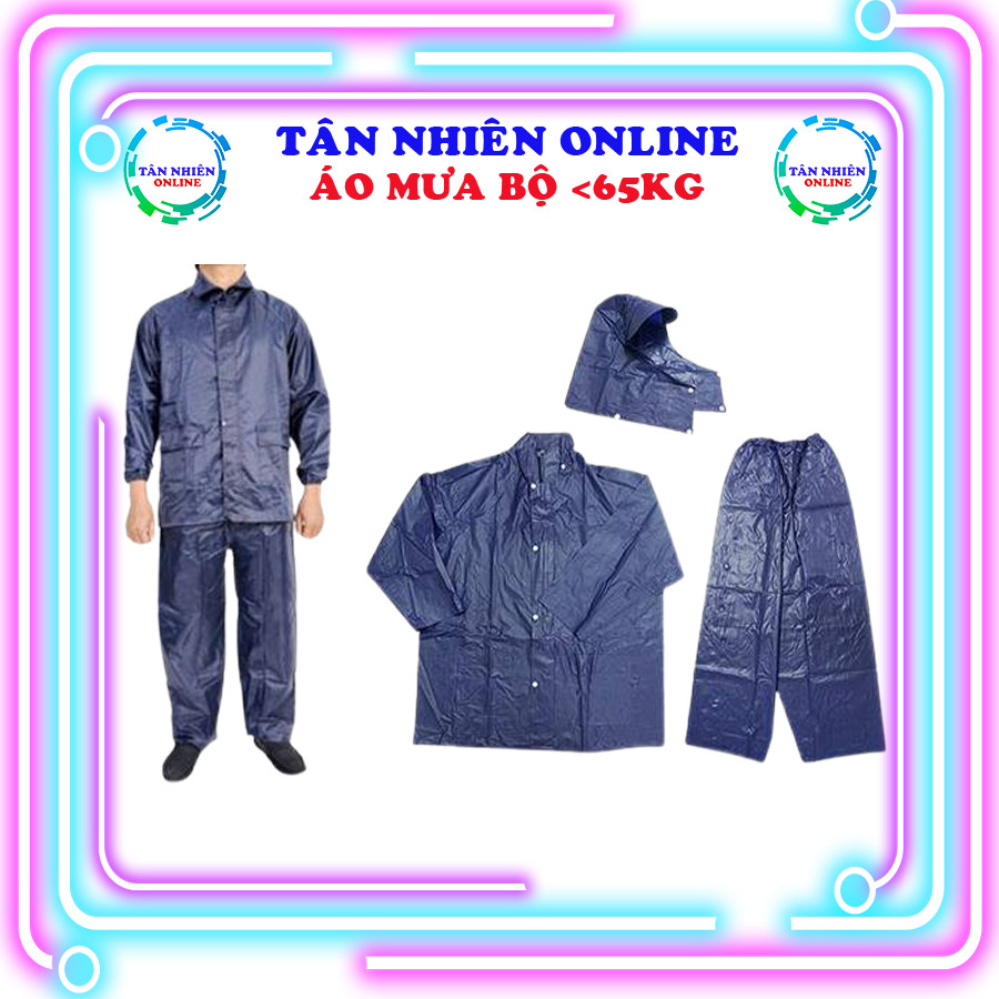 [Hỏa tốc] Áo mưa bộ cho người dưới 65kg nhỏ gọn, Tân nhiên online