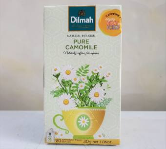 TRÀ TÚI LỌC THẢO DƯỢC HOA CÚC [Sri Lanka] DILMAH Pure Camomile Natural Caffeine Free Infusion