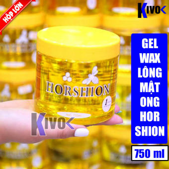 Keo Wax Lông Lạnh Horshion Mật Ong 750ml - Sáp Wax Lông Nách , Lông Tay Chân, Bikini Vùng Kín - Gel Tẩy Lông Chân Tay Was Lông - Sáp Tẩy Lông Lạnh - Gel Wax lông Horshion - Gel wax lông Lạnh Lông Mày - Sáp Triệt Lông vĩnh Viễn - Wax Lông Mặt