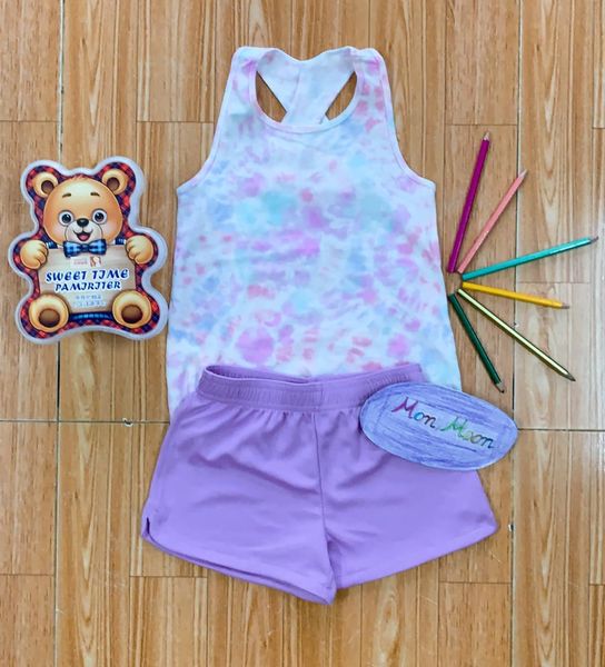 Áo ba lỗ quần short jumping be4ns siêu mát cho bé gái