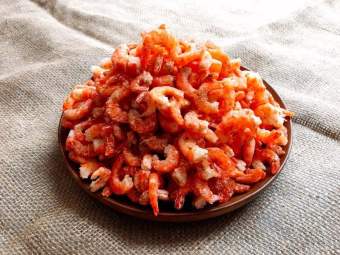 500gr Tôm khô loại đặc biệt ngon ngọt minh triết  không phẩm màu  thủ công truyền thống, tôm được làm thủ công từ tôm đất sống