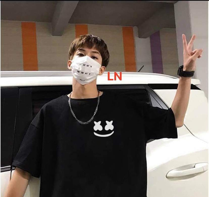 Áo phông Mặt XX form thụng chất liệu cotton