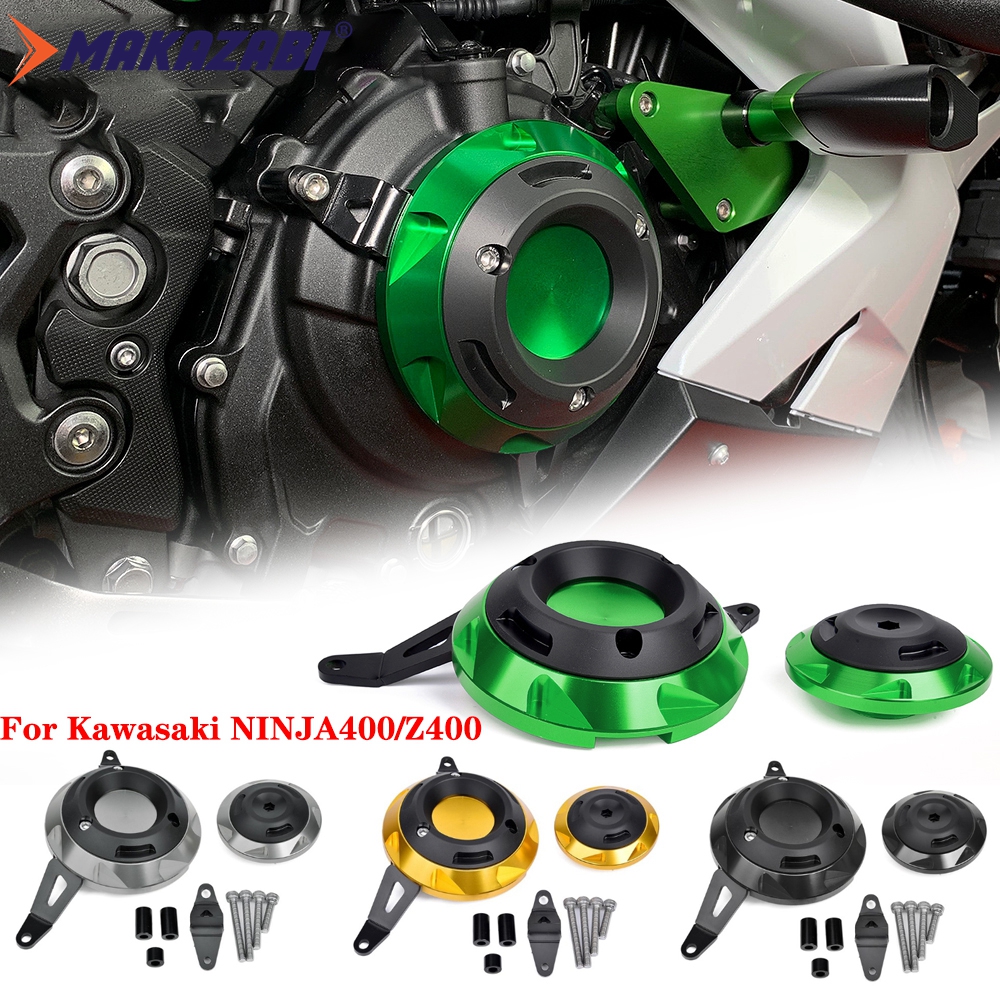 For KAWASAKI NINJA400 NINJA 400 Z400 Z 400 2018-2023 Motorcycle CNC Engine Stator Cover Crash Pad Engine Guard Protection ราคา 2,039 บาท*ส่งฟรี
