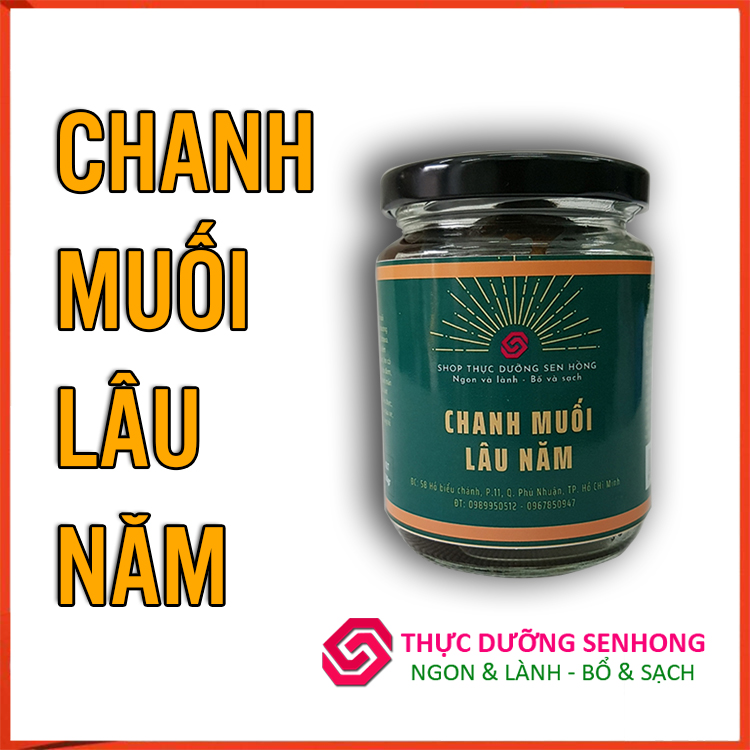 Chanh muối 5 năm (200gr) - Thực dưỡng Sen Hồng HCM