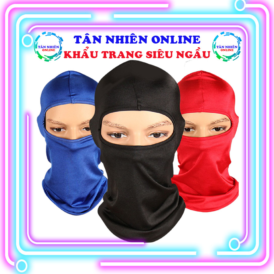 Khẩu trang trùm kín Ninja chuyên dùng phượt thủ che nắng hiệu quả, phượt thủ, Tân Nhiên Online
