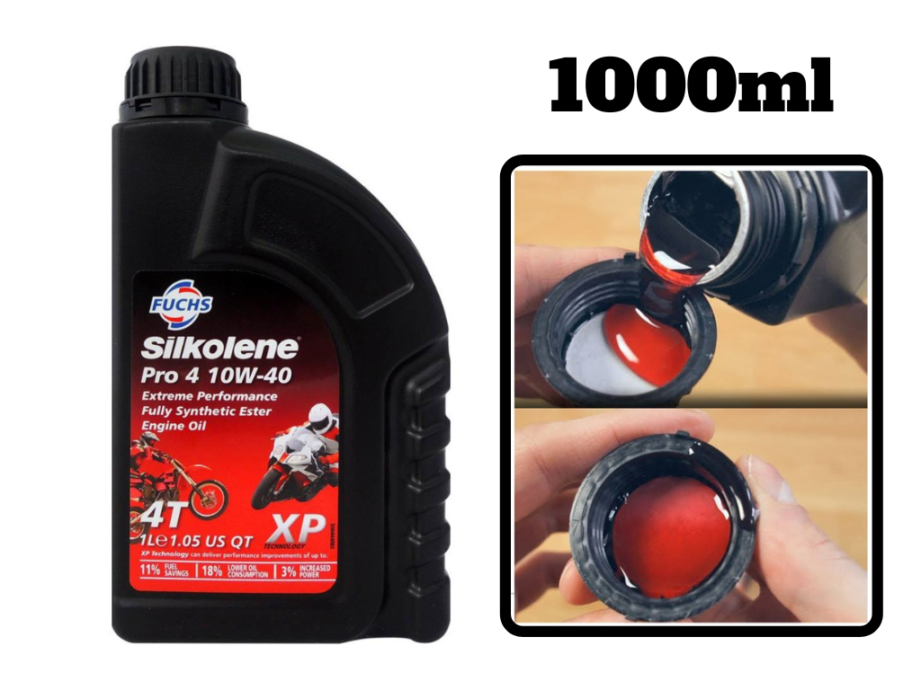 Nhớt Fuchs Silkolene Pro 4 10w40 1L Cho Các Dòng Tay Côn Công Suất Cao