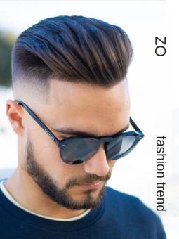 Tóc Giả, Tóc Ngắn Cho Nam, Kiểu Tóc Đầu Máy Bay Đẹp Trai Thời Trang, Tóc Thật Đầy Đủ Tự Nhiên Vô Hình, Trán, Đầu Che Tóc Trắng