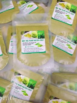 100g bột trà xanh mịn - nguyên chất 100%