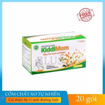 Cốm Chất Xơ Tự Nhiên KiddiMom, giảm táo bón, cải thiện hệ vi sinh đường ruột
