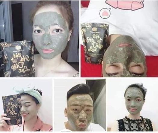 Bột hà diệp lục