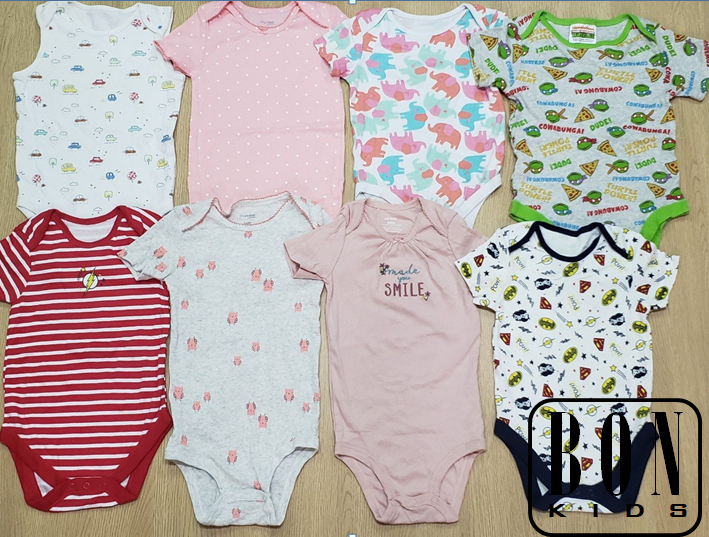 Bodysuit carter mềm mịn thấm hút mồ hôi hàng xuất xịn cho bé 3kg - 13kg